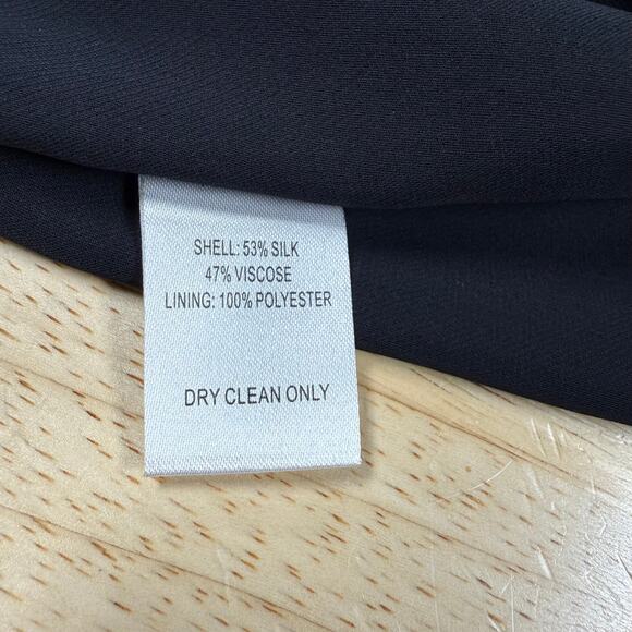 Parker Silk Blend Floral Maxi Dress Long Sleeve Size 0 Project Piece Upcycle - Picture 11 of 12